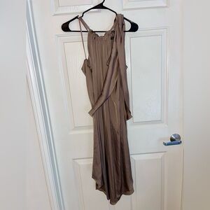 BCBGMAXAZRIA | Satin Halter Dress
